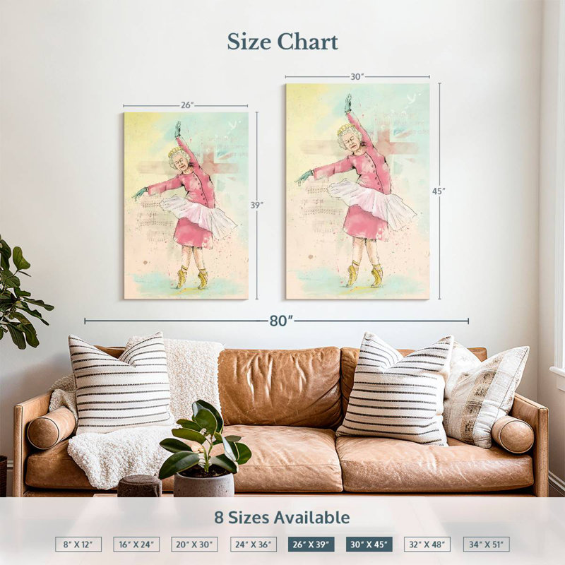 Leisha Dancing Queen, 39" H x 26" W