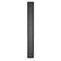24 In.  Linear Shower Drain With Leveling Feet And Flange In Matte Black