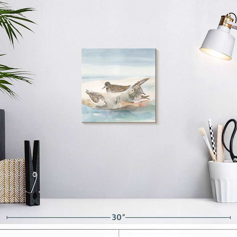 Brampt Beachside Birds II, 10" H x 10" W