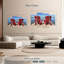 Chaises Adirondack rouges Mehar