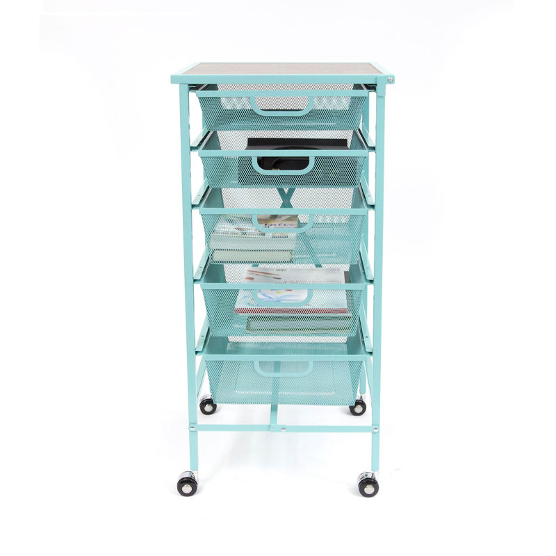 Kitchen Cart, Turquoise