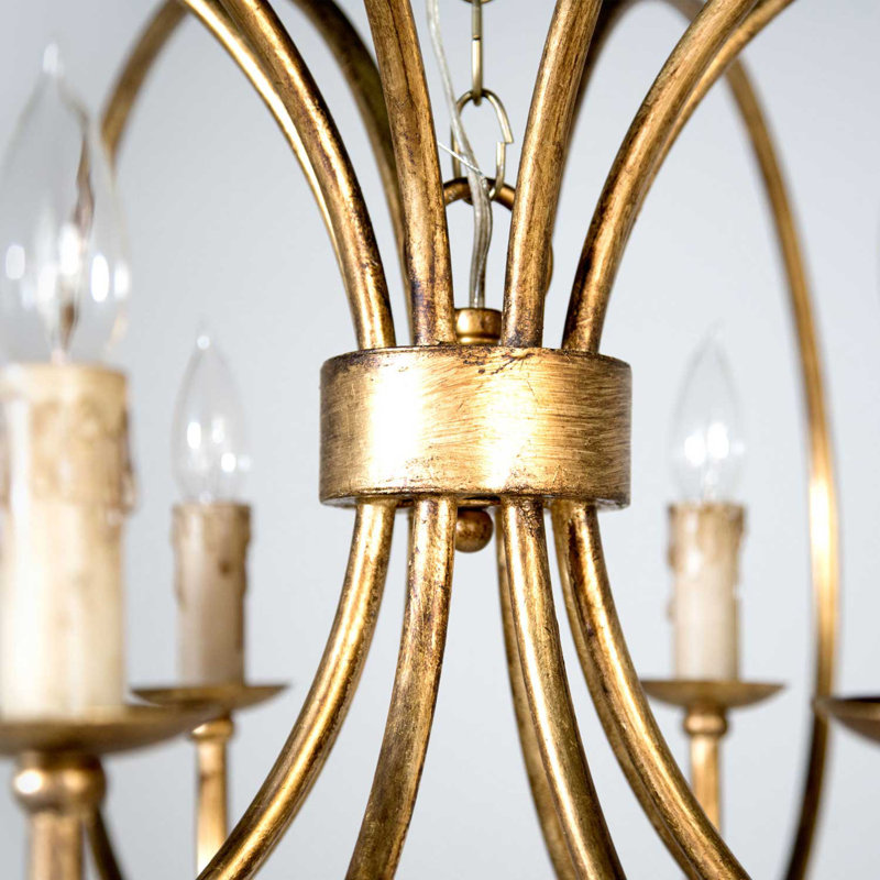 Alta 8 - Light Candle Style Geometric Chandelier