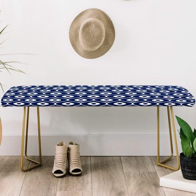 Faux Leather Upholstered Bench