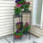 23" x 19" x 44" 6-Tier Bronze Metal Outdoor Folding Plant Stand