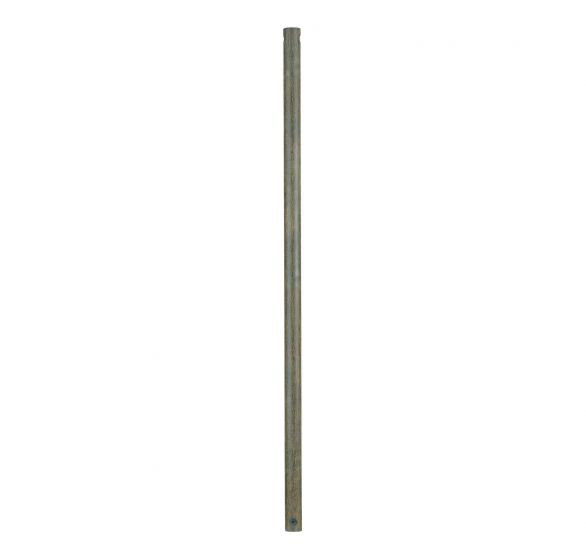 Anarkali Ceiling Fan Downrod in Aluminum, 48'' H x 0.5'' W x 0.5'' D, Galvanized