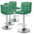Green Faux Leather/Chrome Frame selected