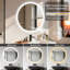 Round Lighted Wall Mounted Bathroom Mirror-1561988352