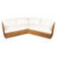 Ensemble de canapé Acacia Patio V, beige