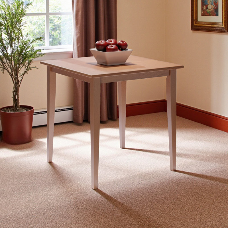 Phoebe  Square Dining Table, Light Oak 