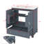 30 Inch Bathroom Vanity With Sink, Drawer, Storage Cabinet With Adjustable Shelf-1115066377