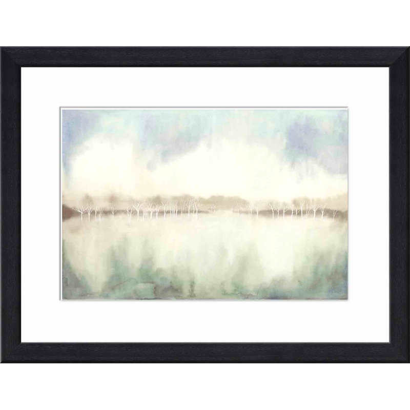 Mid Morning Mist I by Grace Popp, Black, 12"H x 12"W