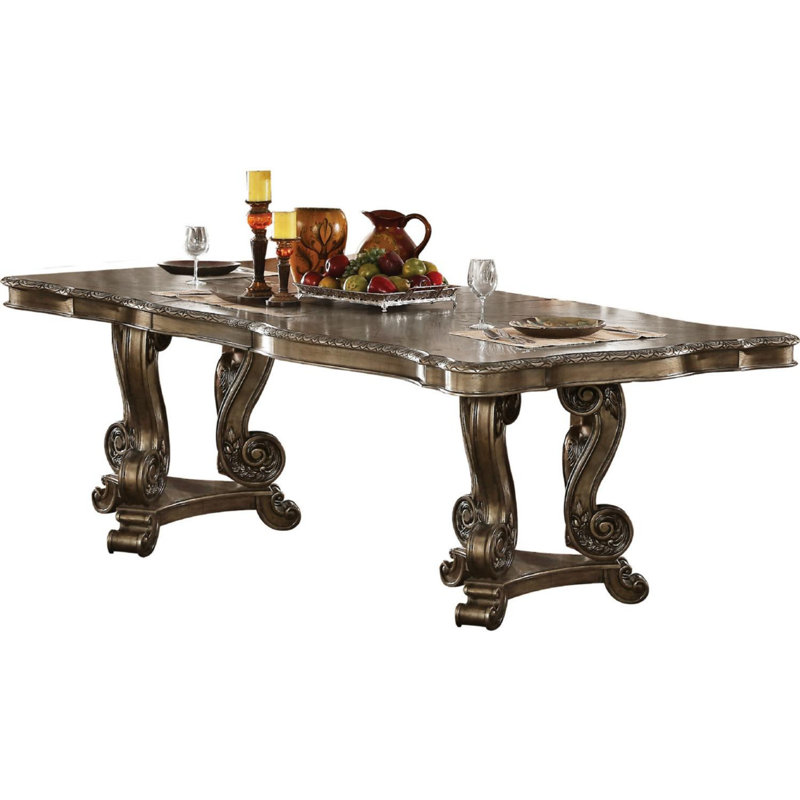 Table de salle à manger Alanni, Chêne rétro