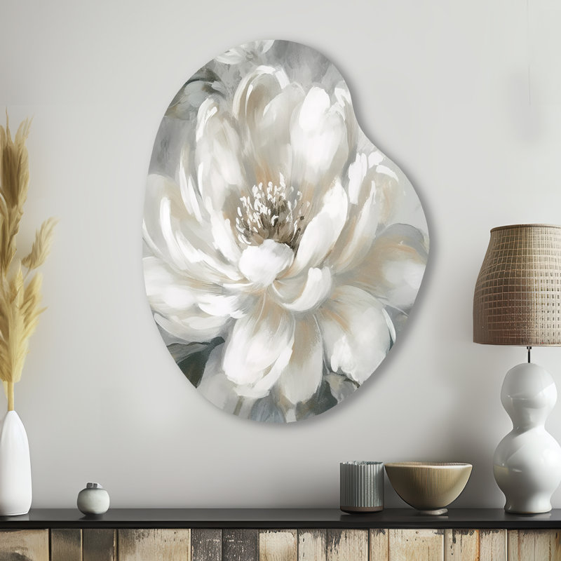Art mural asymétrique en métal Louviere, H 38 po x l 28 po