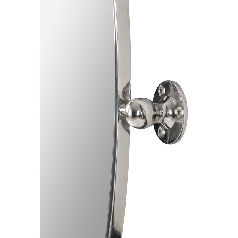 Hewitt Metal Oval Wall Mirror