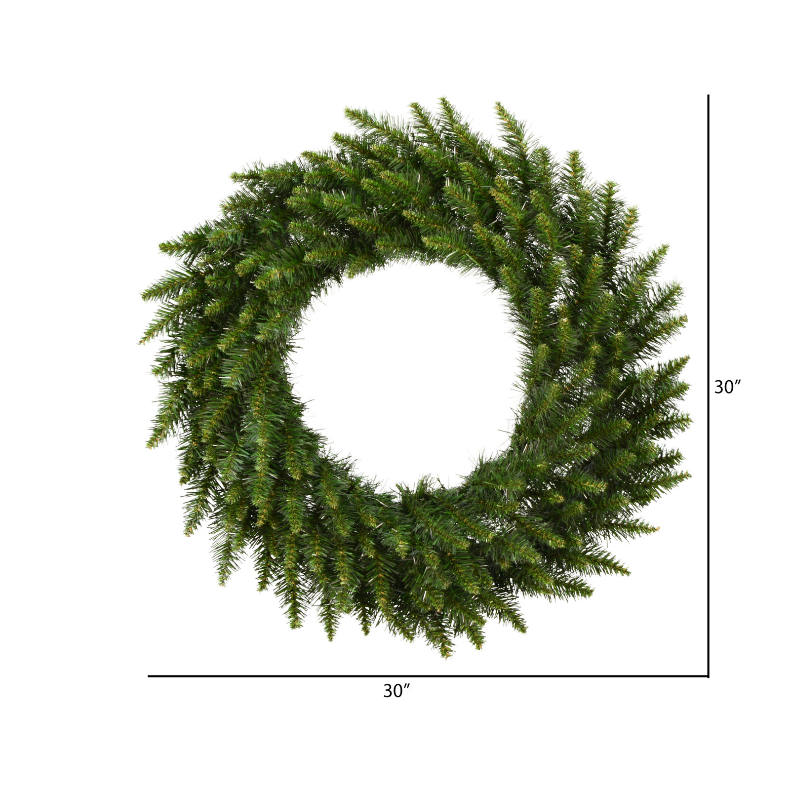 Allensworth Mixed Assortment Christmas Wreath, 30" H x 30" W x 5" D