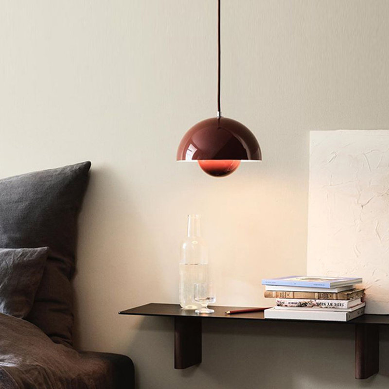 Aagam 1 - Light Dome Pendant, Red