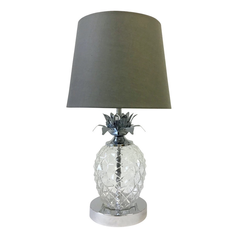 Maisy Novelty Lamp, Polished Chrome, Grey