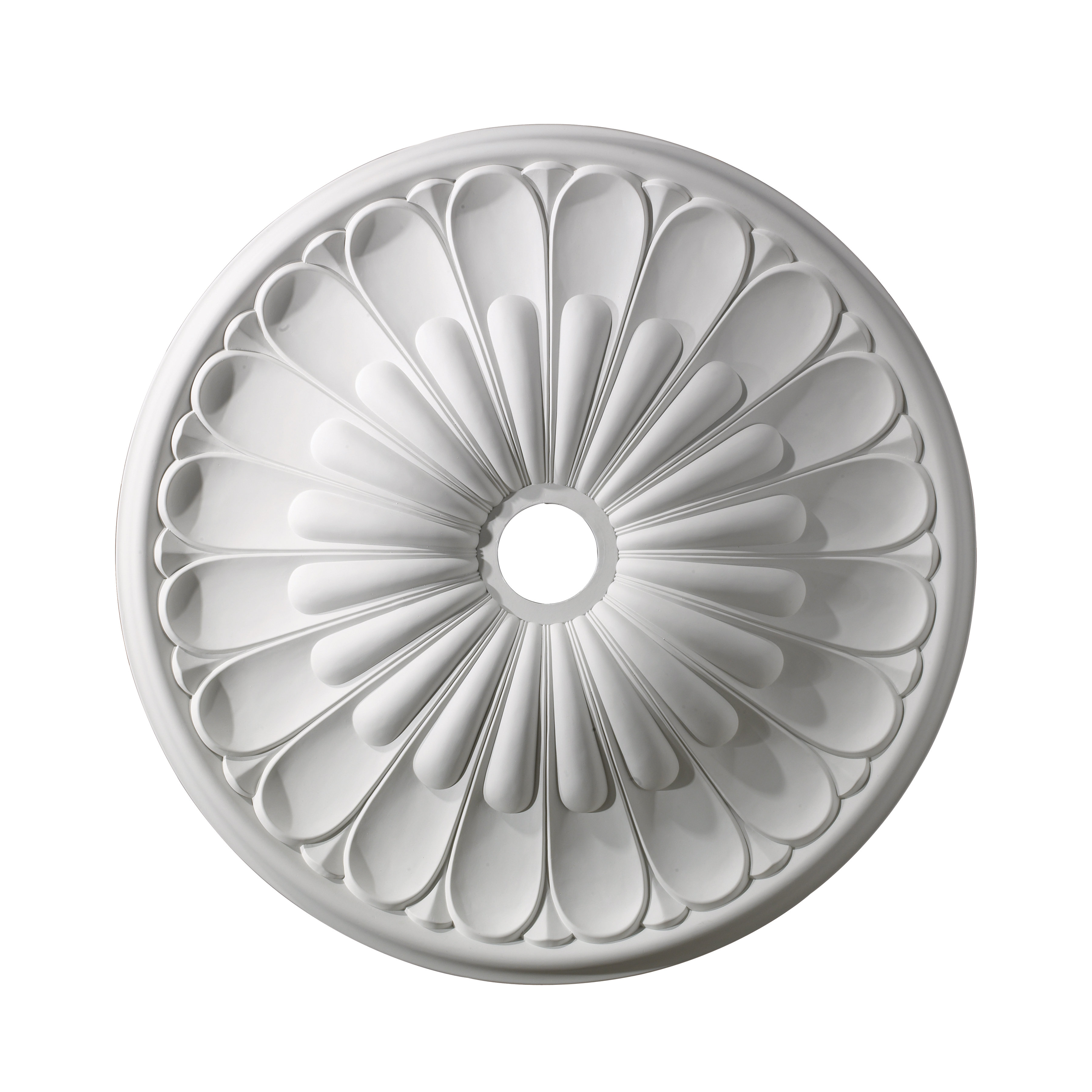 Atlas Lighting and Home Melon Reed 32'' Wide Medallion - White ...