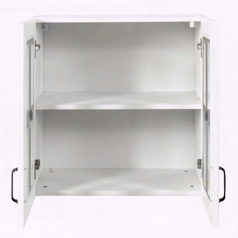 Vitrine de porte murale en verre