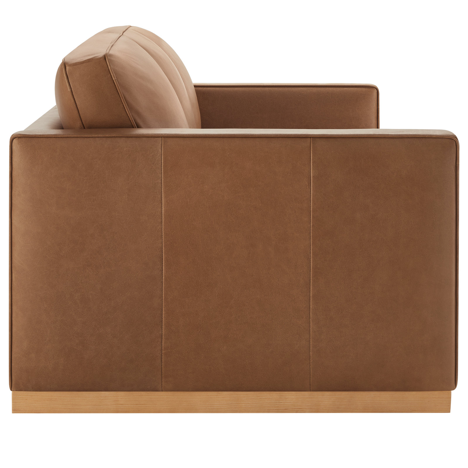Bobbi 87" Genuine Leather Sofa