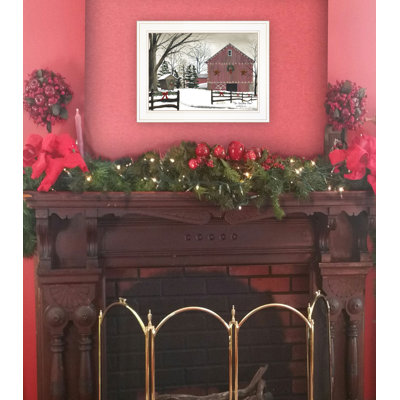 « christmas grange », impression encadrée