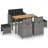 Rectangular 6 - Person Dining Set with Cushions-546162671-546162669