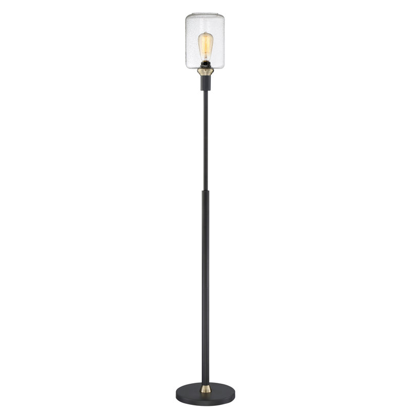 Fatuberlio 63'' Dark Bronze Torchiere Floor Lamp