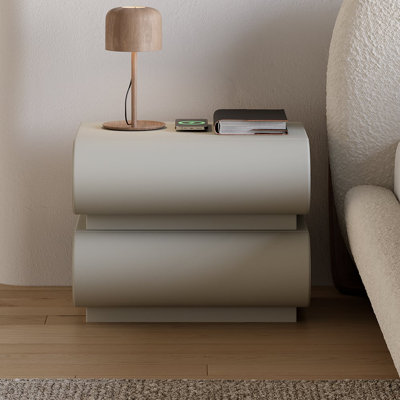 Table de chevet 2 tiroirs Hum minimal