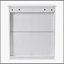 Armoire de salle de bain murale moderne avec tablettes réglables et miroir pour optimiser l'espace-1467762816