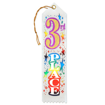 Sports 3rd Place Award Ribbon