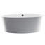 Baignoire de trempage autoportante 67 po x 43 po