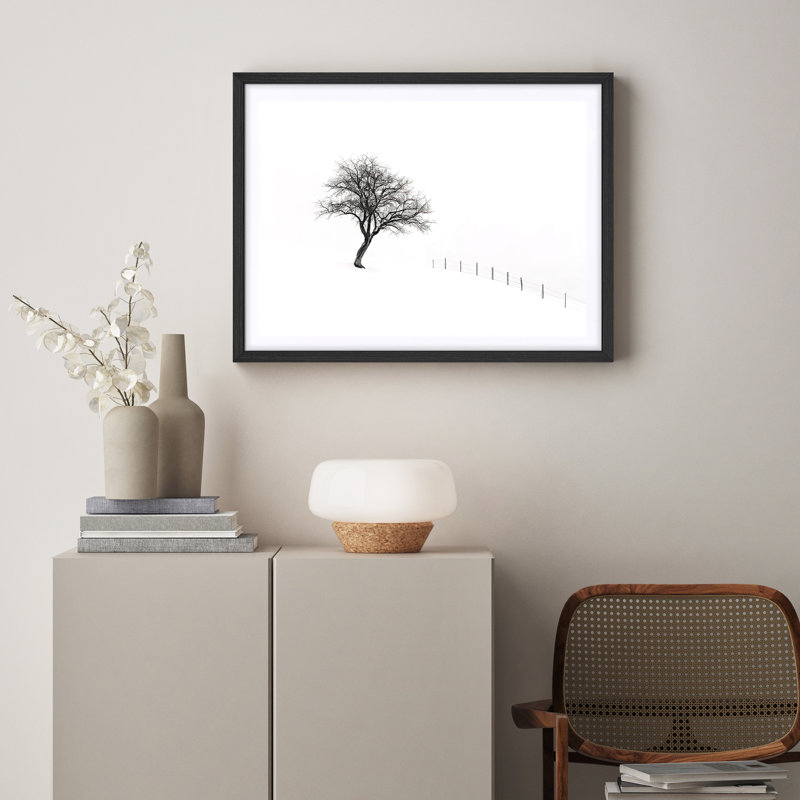 Reproduction de paysage encadrée pour la maison, 8 po x 10 po, H 8 po x l 10 po, Naturel