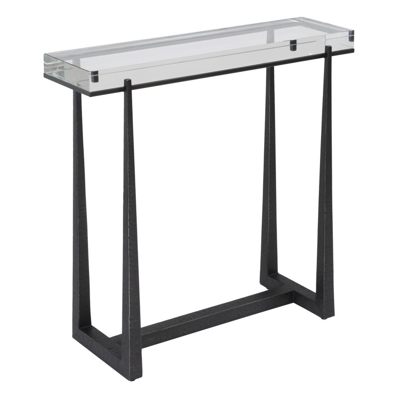 Everly Quinn Hinkson Bronze Accent Table