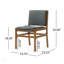 Chaise d'appoint en gris foncé-907146649