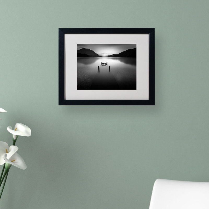 « sengtigahama », reproduction de photo encadrée, H 16 po x l 20 po x P 0,5 po, Noir