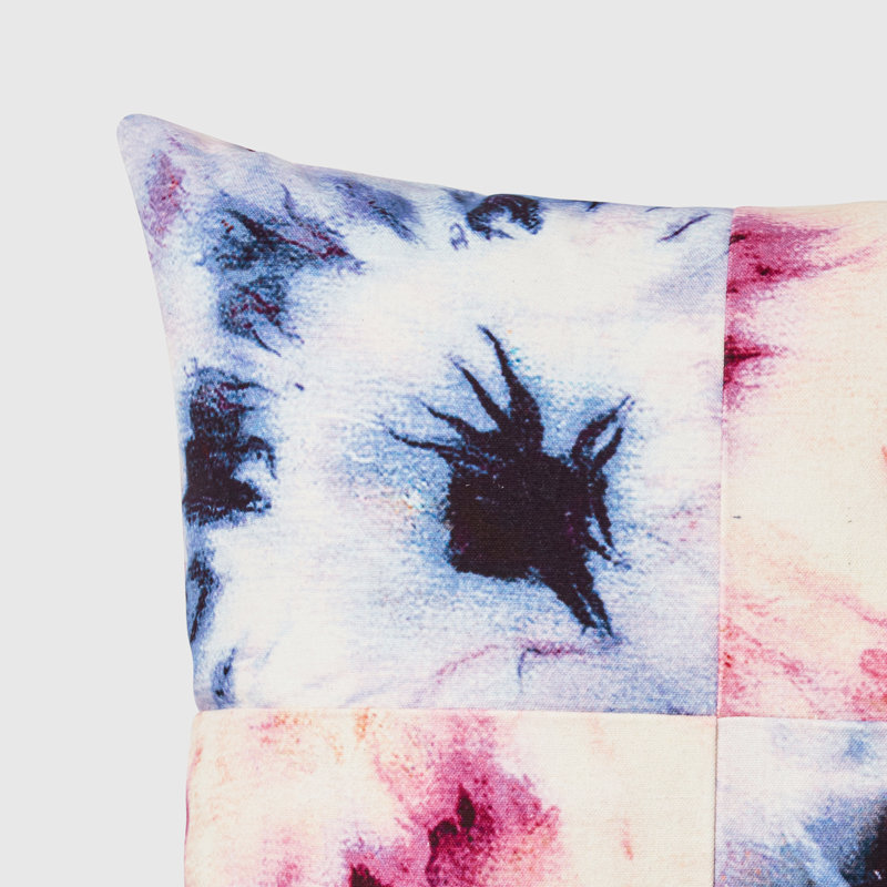 Cotton Reversible Throw Pillow