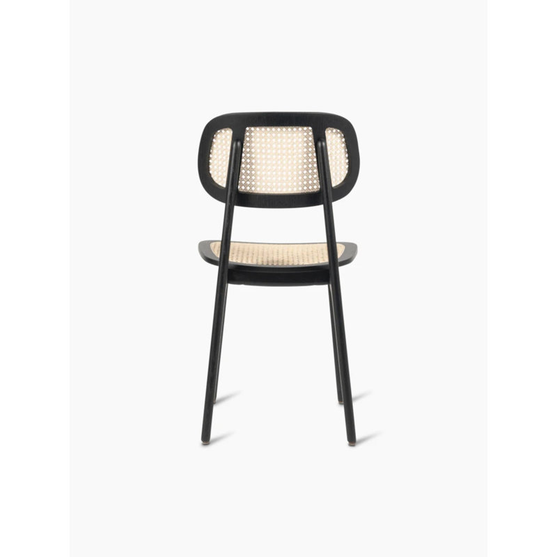 Titus Outdoor Dining Side Chair, Black Boucle, Black