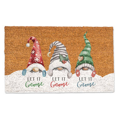 Evergreen Enterprises, Inc Winter Christmas Santa Ho Ho Ho Sassafras Switch  10 in. x 20 in. Non-Slip Outdoor Door Mat & Reviews