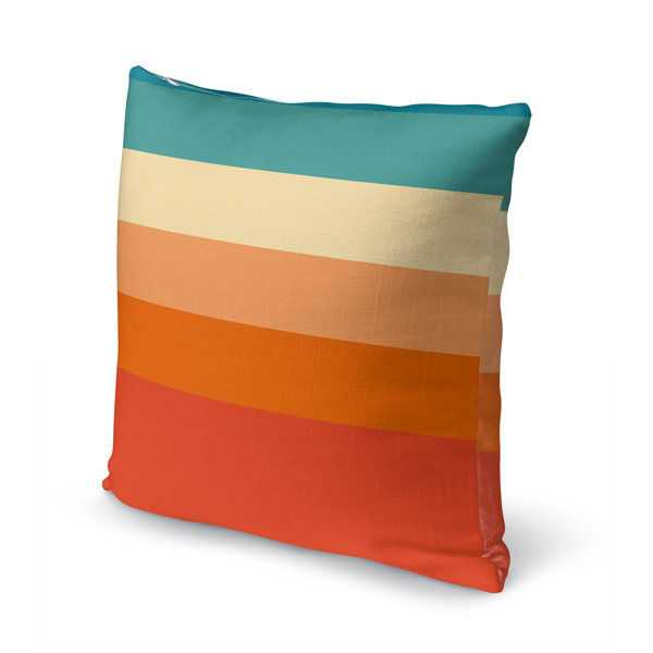 East Urban Home Creo Striped Throw Pillow | Wayfair