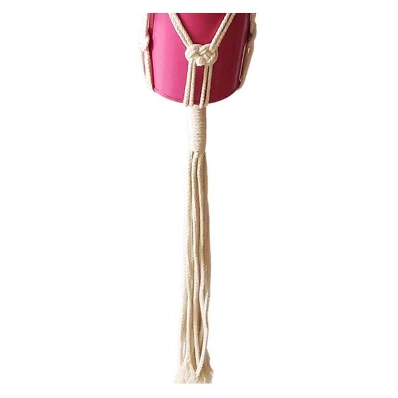 Cintre à 2 niveaux Macrame, H 55 po x l 6 po x P 6 po