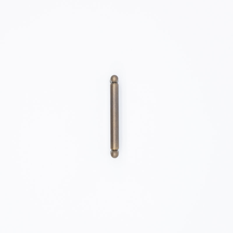 Knurled Bar / Handle Pull, 4", Antique English