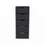 Commode Kamran, cinq tiroirs Narrows, finition blanche-649732669