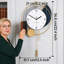 Grandes horloges murales pour le salon, pendule numérique 3D