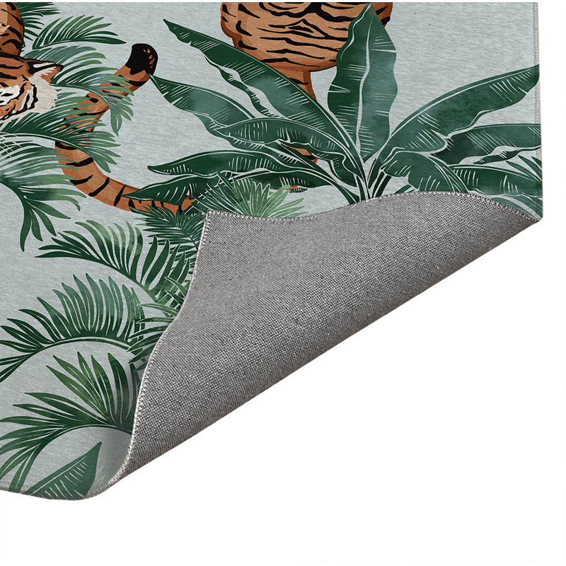 Rumble In the Jungle Outdoor Area Rug, Rectangle 5' x 7'