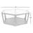 Sita Glass Top Coffee Table