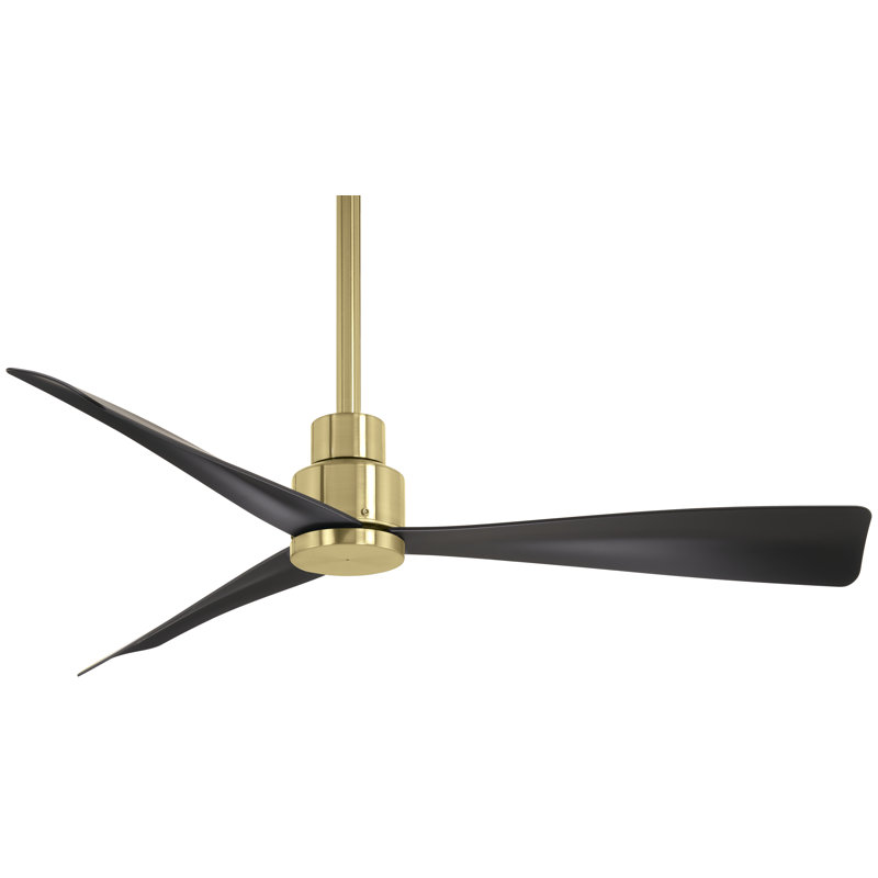 44'' 3 - Blade Outdoor Propeller Ceiling Fan with Remote