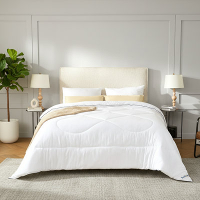 All Season Queen Comforter, Ultra-Soft Down Alternative Duvet Insert with 4 Tabs - Machine Washable