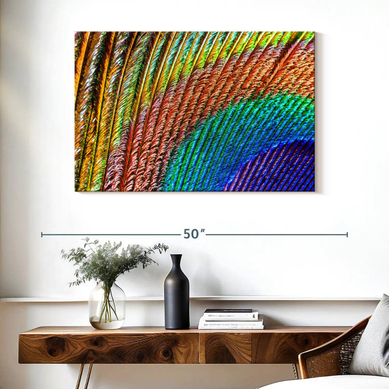 Abstract Peacock Feather
