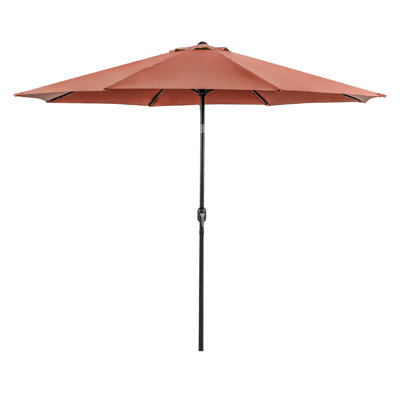 Parasol d'extérieur + base ronde 21 po