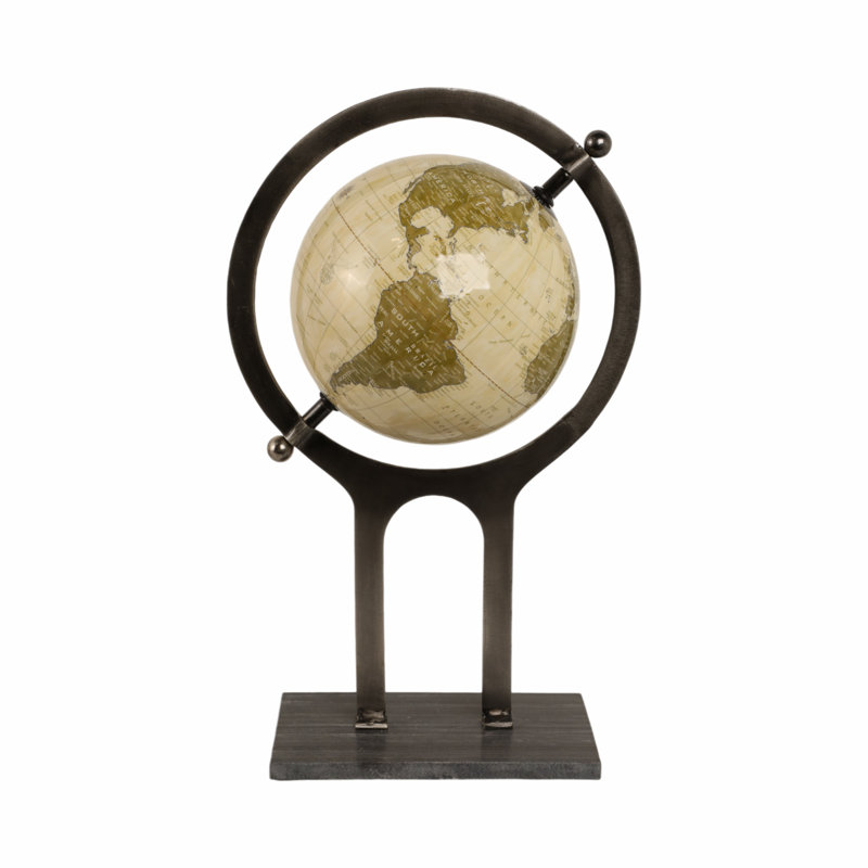 18" Siegfred Metal Globe
